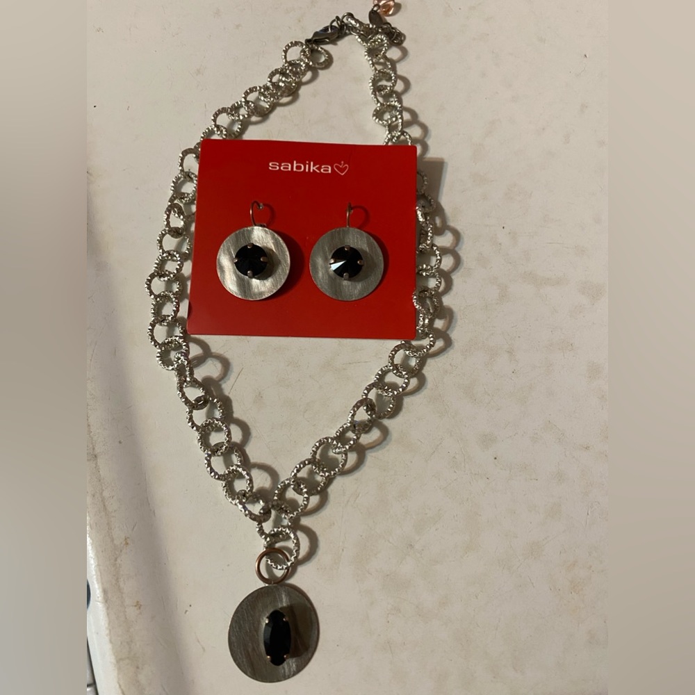 Sabika necklace and earrings from winter of 2020